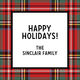 Tartan Plaid Stickers Image 2 of 2
